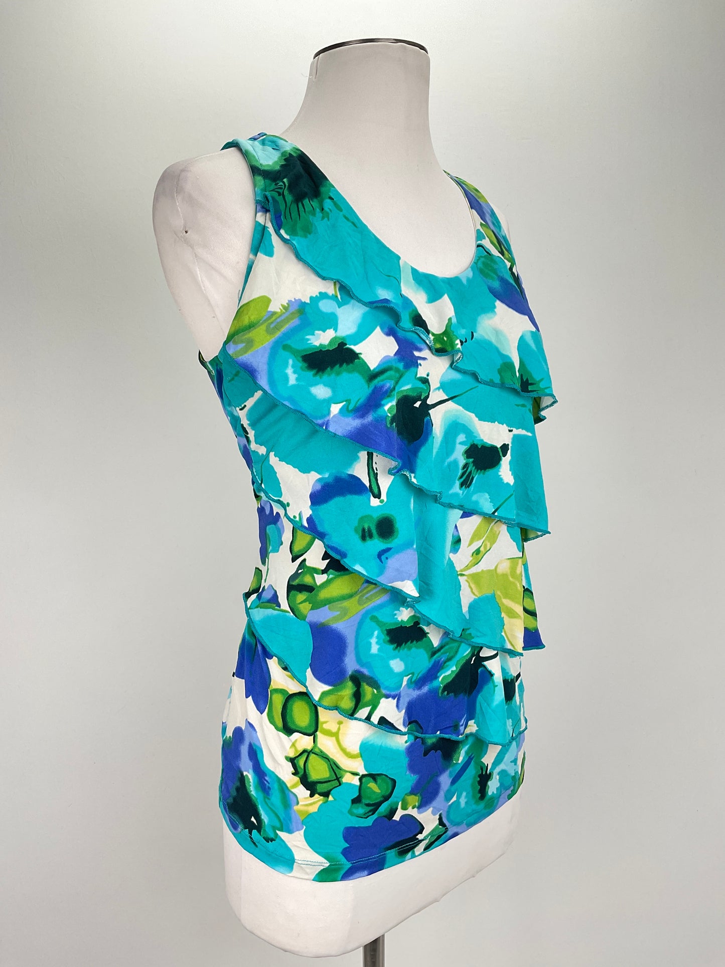 Blusa Turquesa Floral Cato