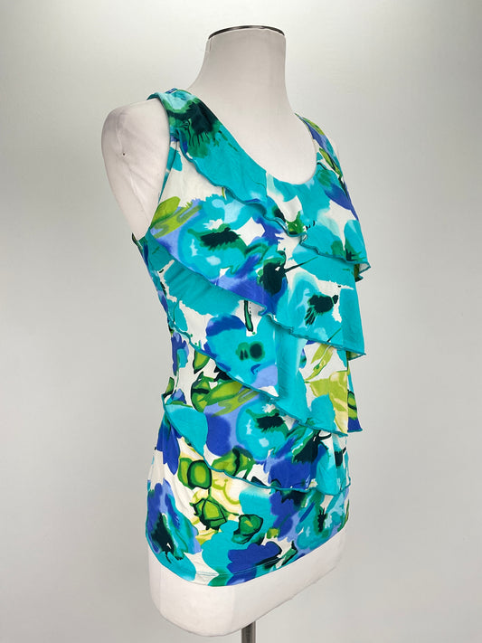 Blusa Turquesa Floral Cato