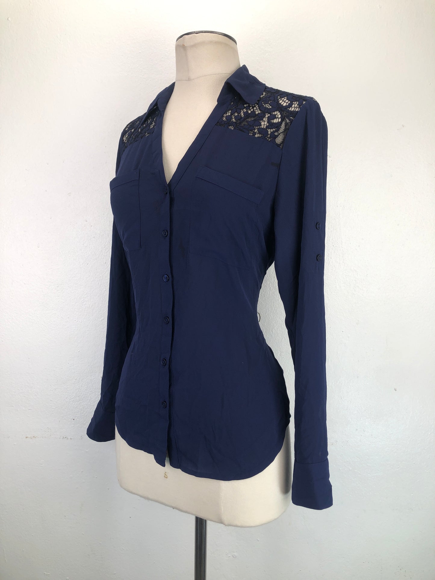 Camisa Azul marino Express