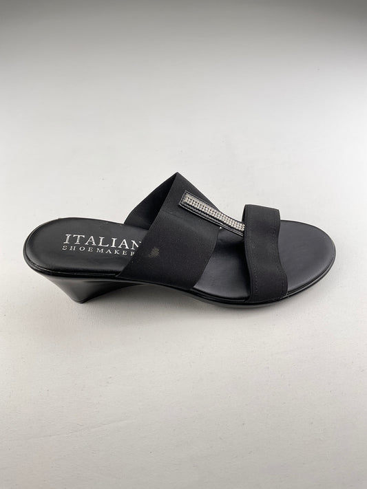 Zapatilla Negro Plataforma Italian