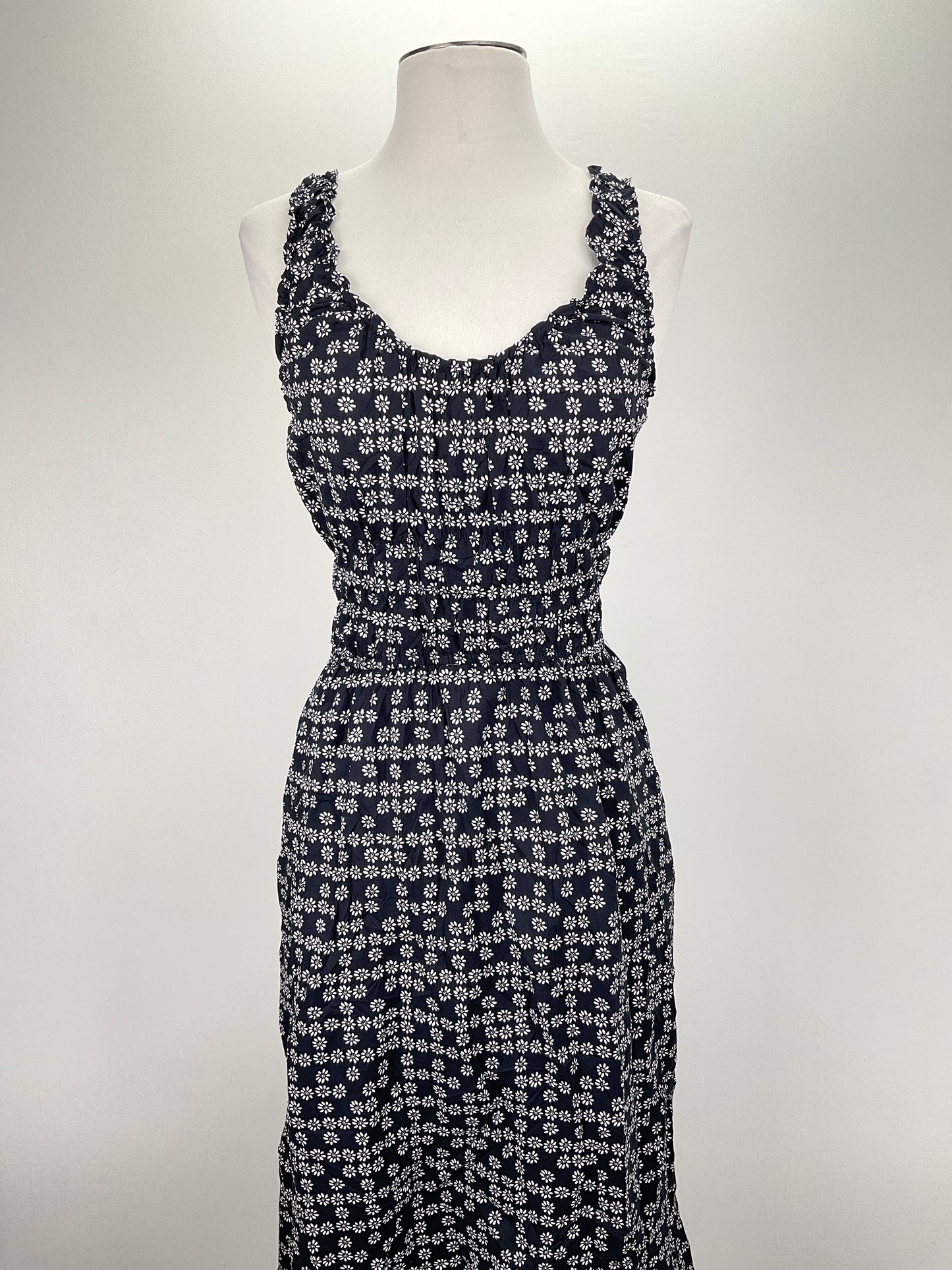 Vestido Azul marino Floral Universal Thread