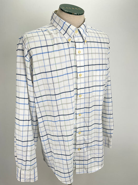 Camisa Blanco de Cuadro St .John’s Bay