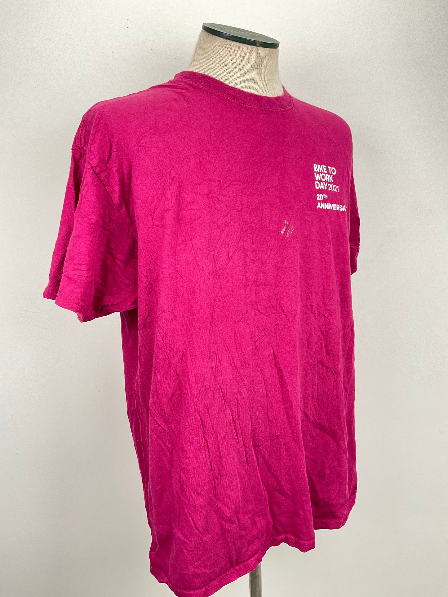 Camiseta Rojo Vino Gildan