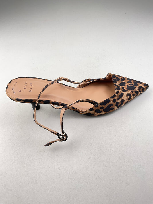 Zapatilla Animal Print de Tacón  A New Day