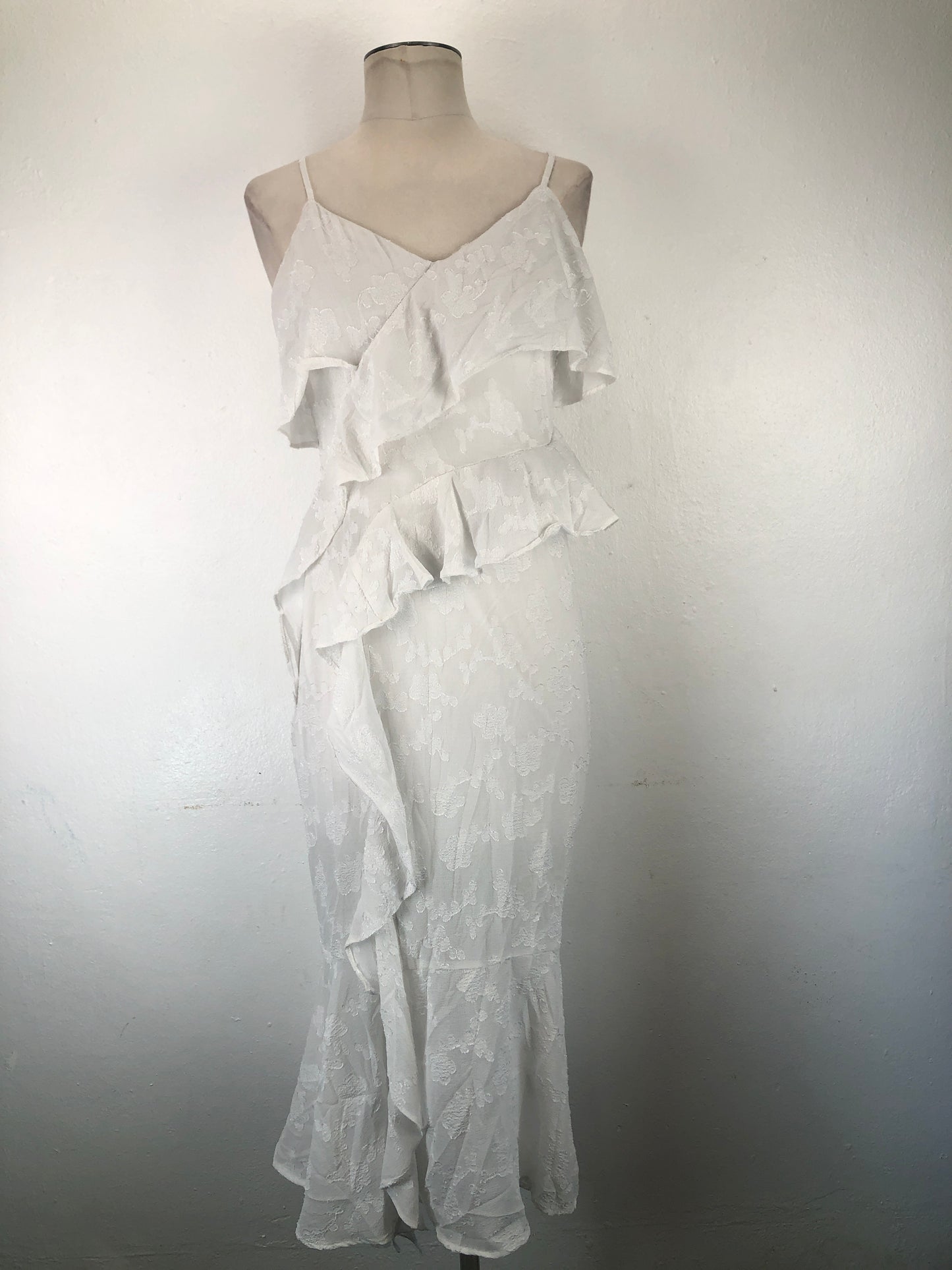 Vestido Blanco Floral  Wild Fable