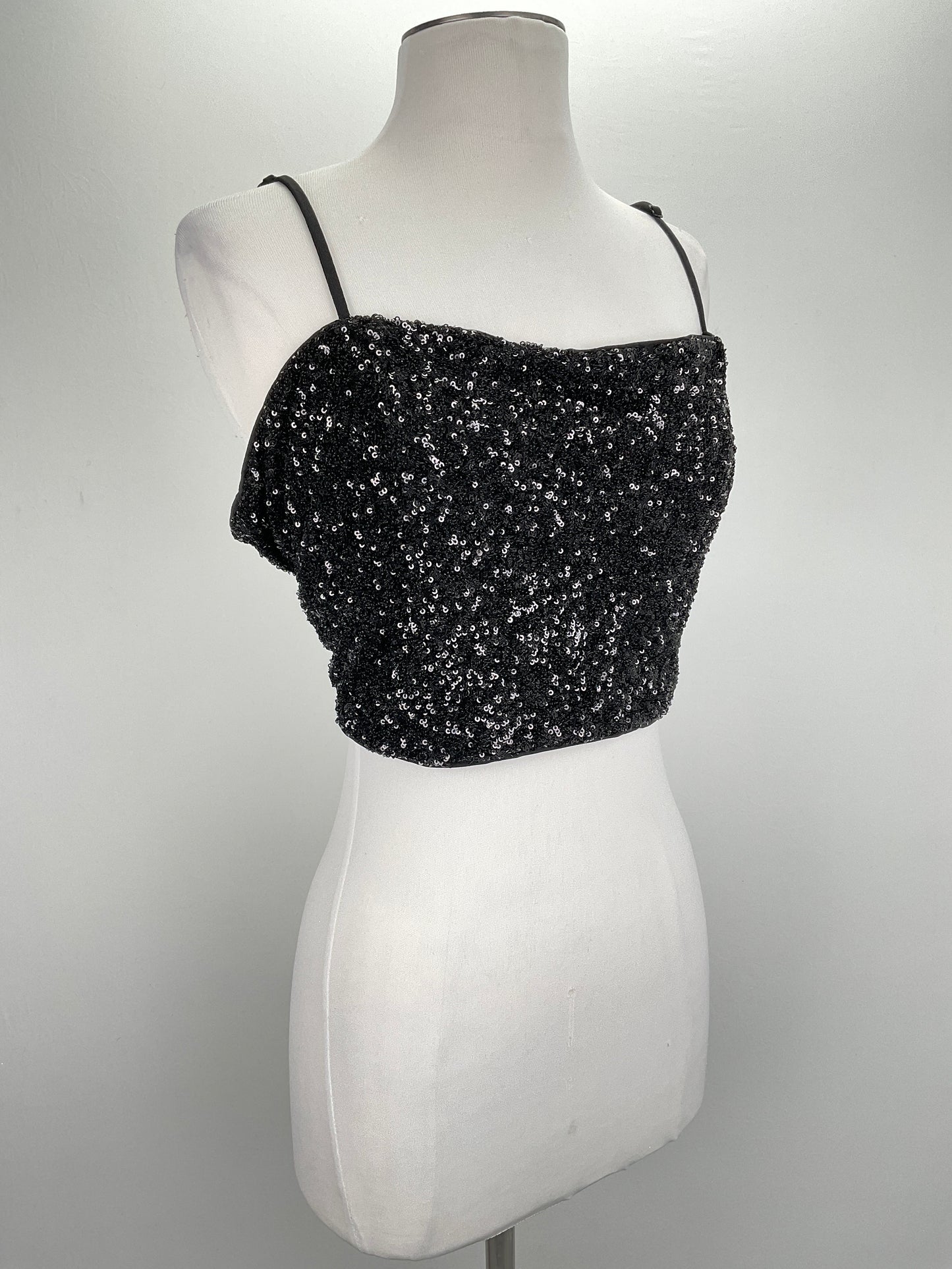 Blusa Negro de Brillo Express