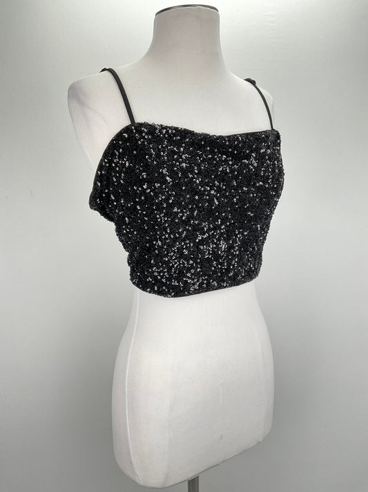 Blusa Negro de Brillo Express