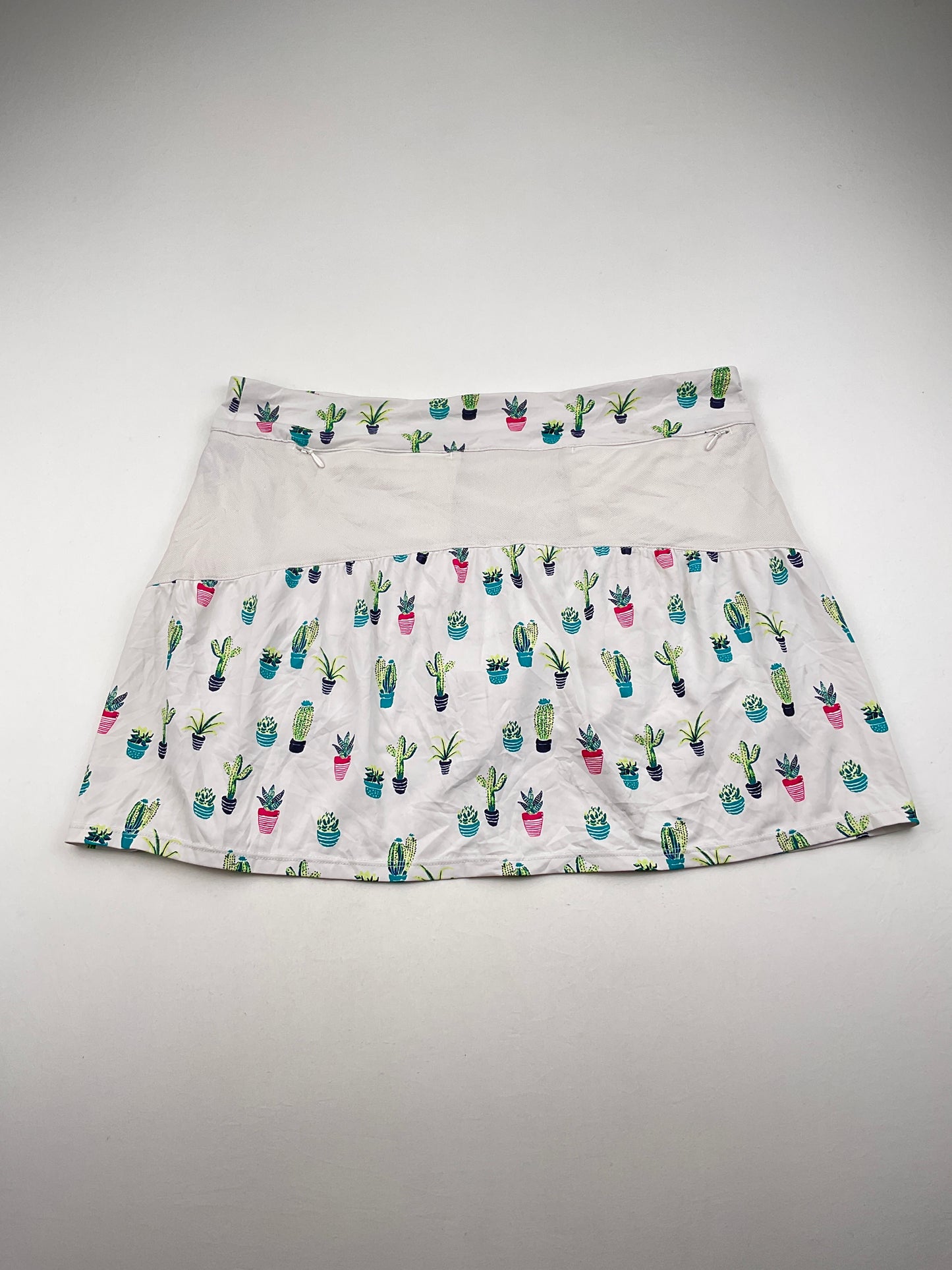 Falda Blanco Floral Deportivo Lillie Green