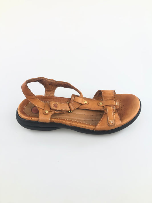 Sandalia Marron Structured