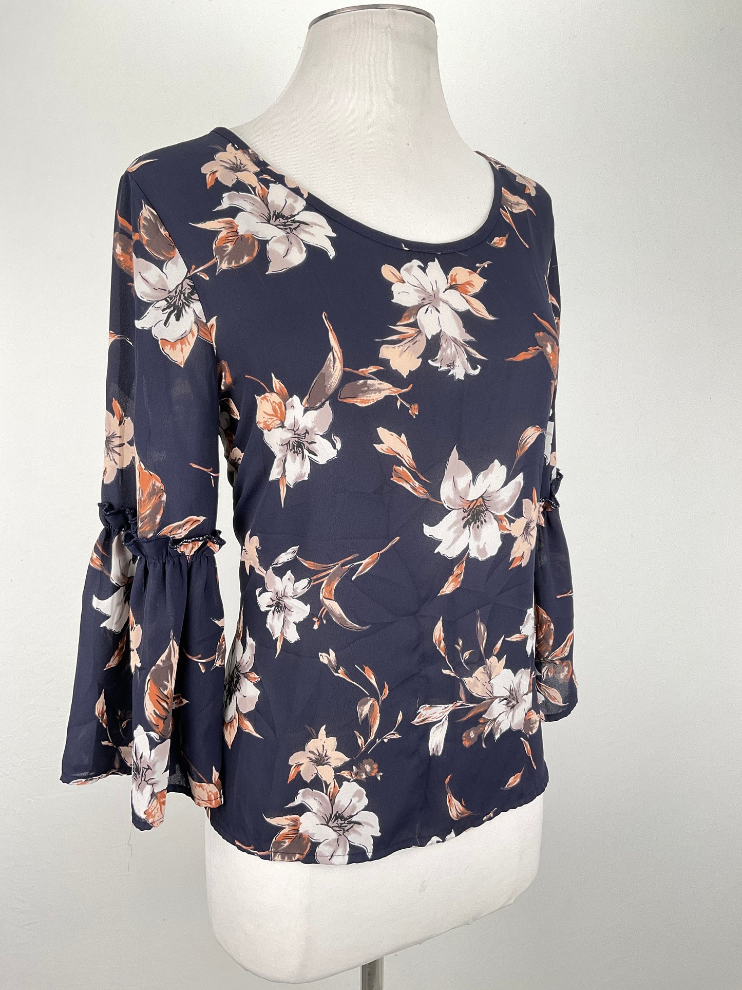 Blusa Azul marino Floral Sienna Sky