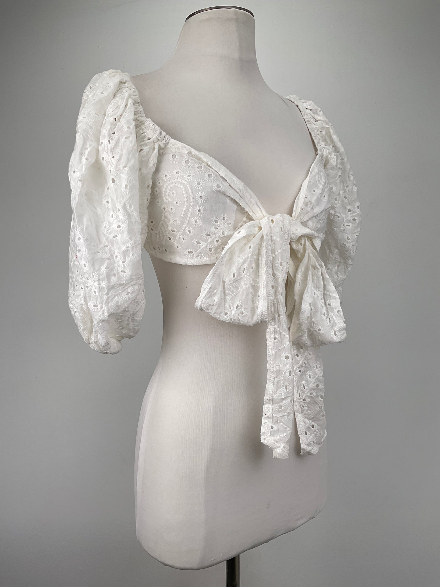 Blusa Blanco Floral Shein