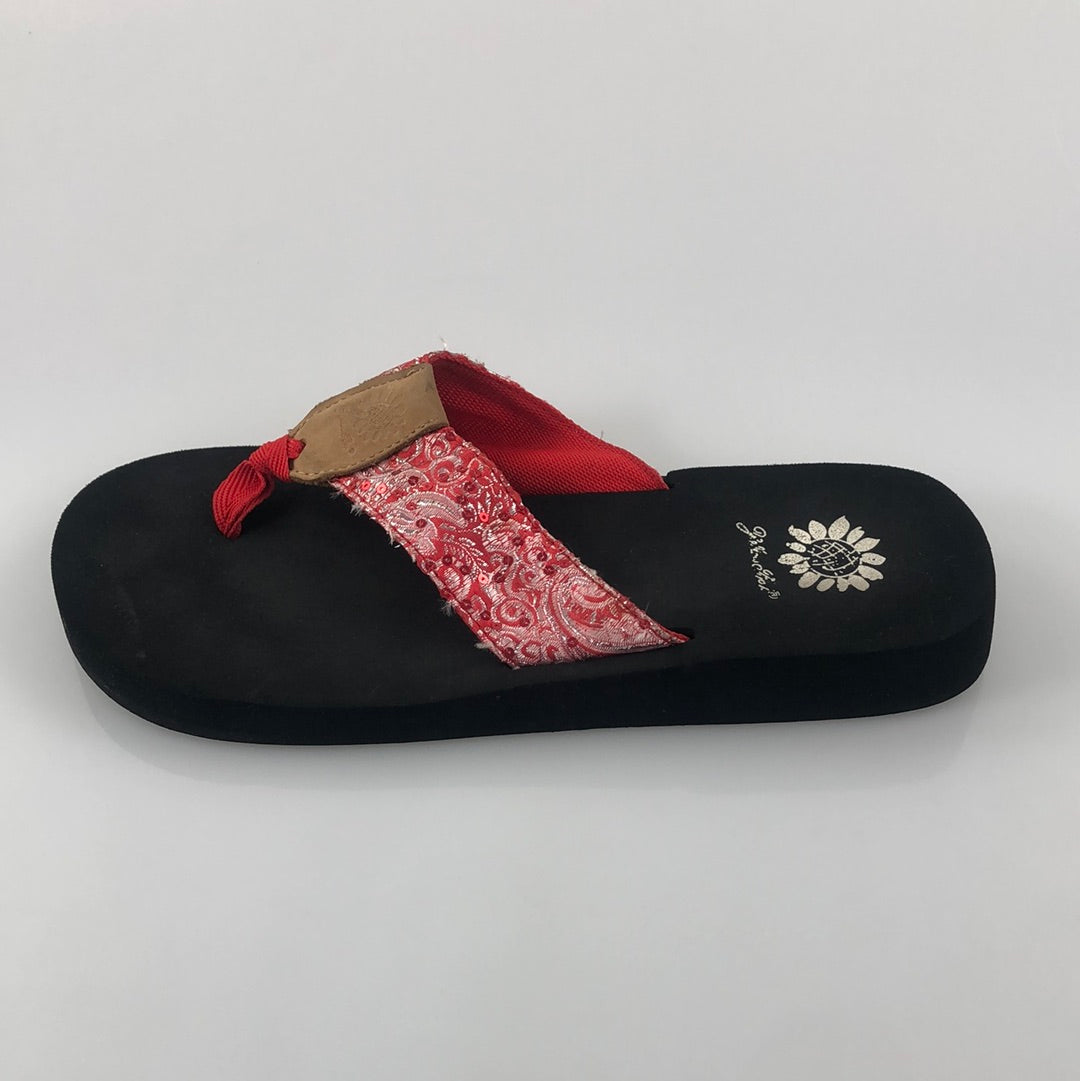 Sandalia Rojo Yellow Box