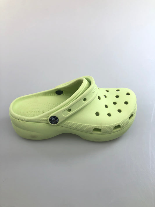 Sandalia Verde plataforma Crocs