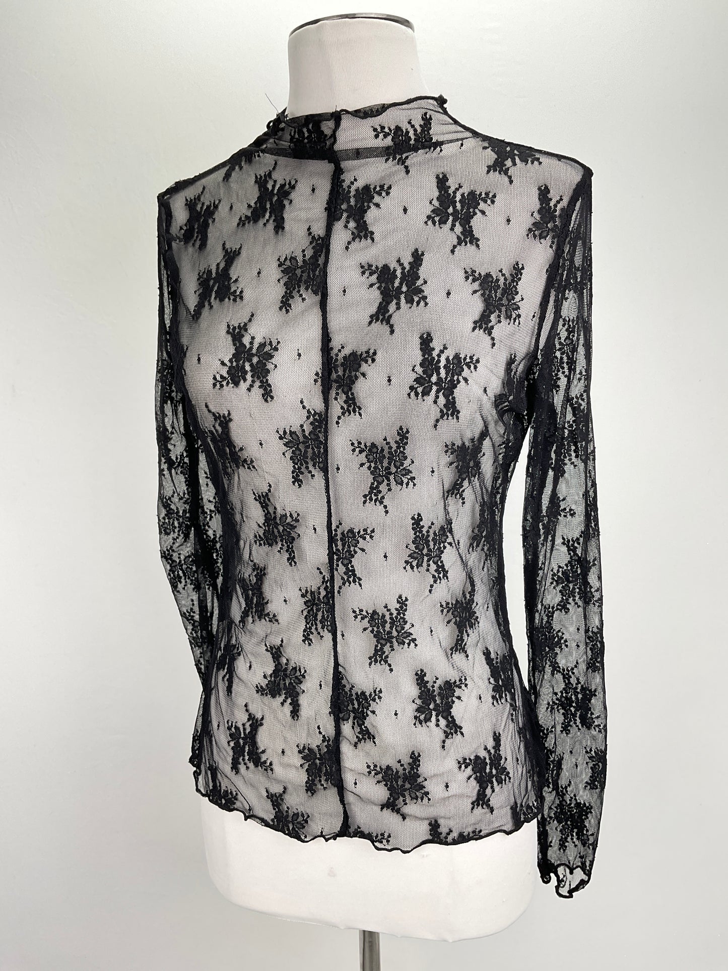 Baby Doll Negro Floral Variangis