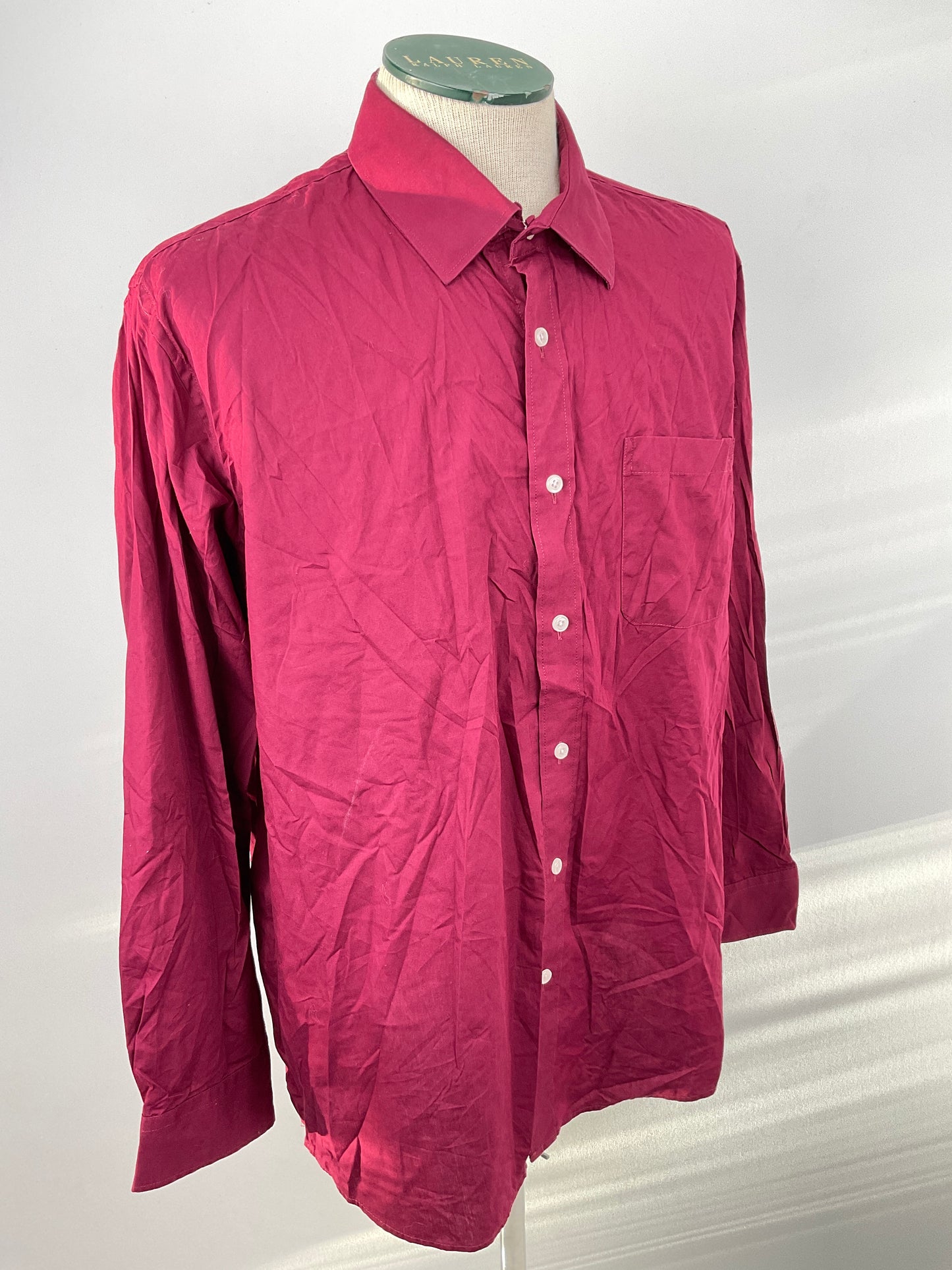 Camisa Rojo vino Bespoke