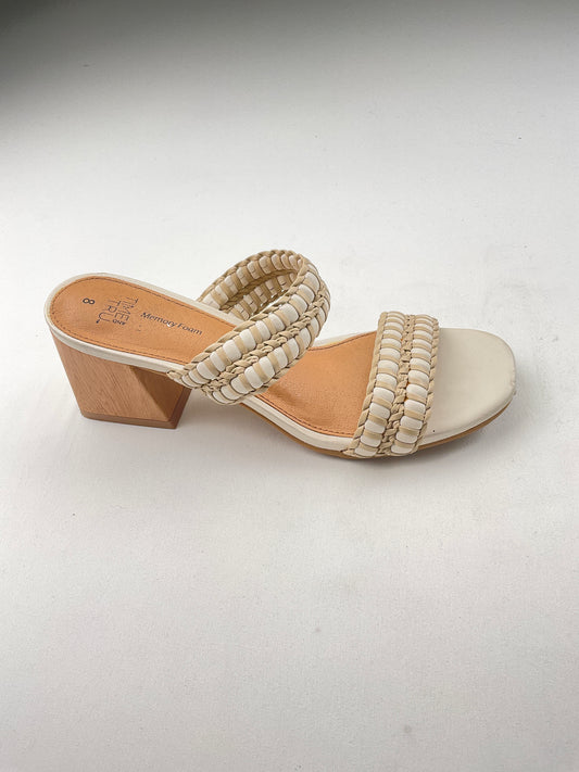 Zapatilla crema Memory