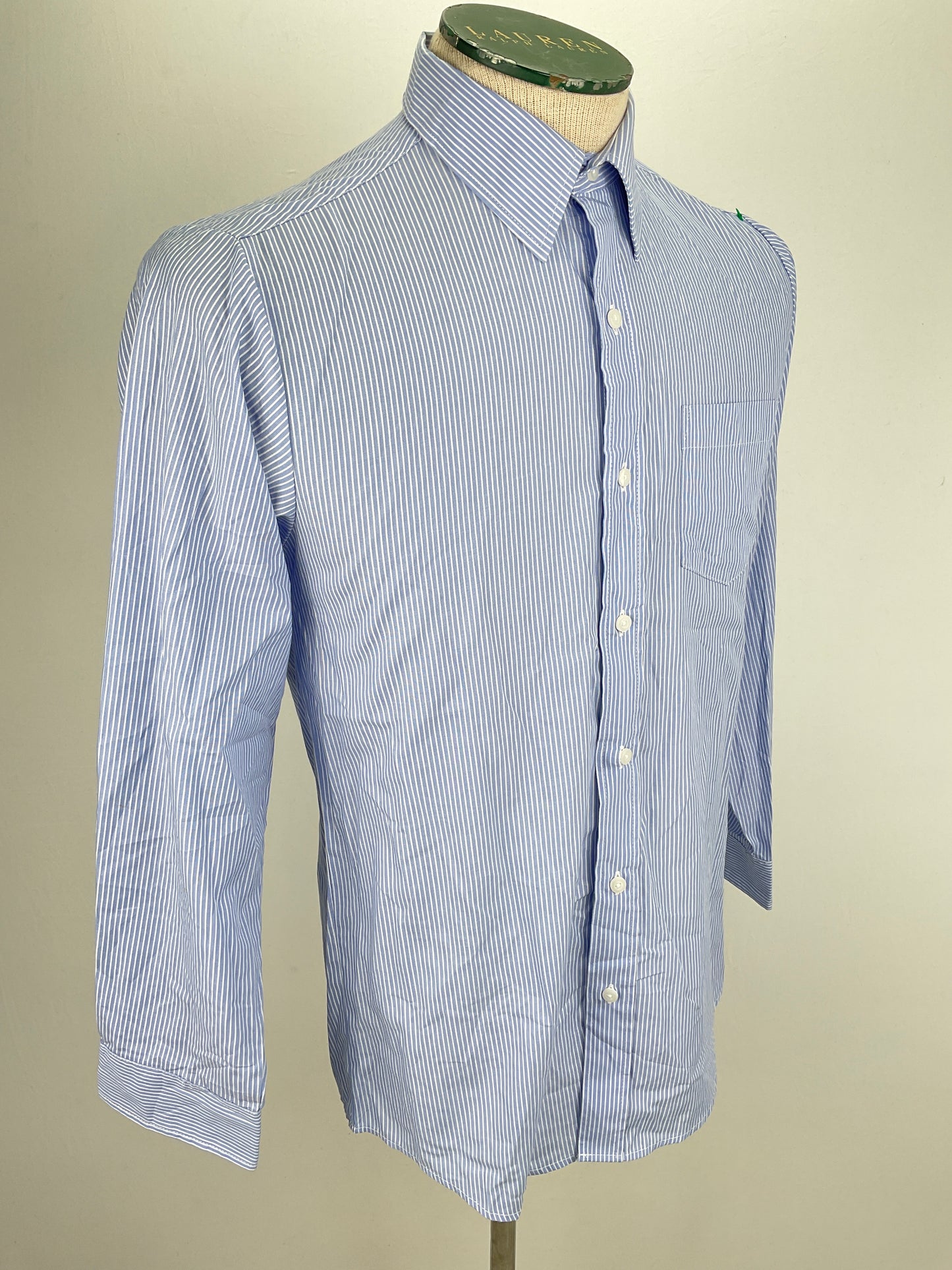 Camisa Azul claro de Rayas George