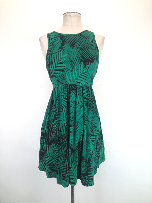 Vestido Verde Floral Himone