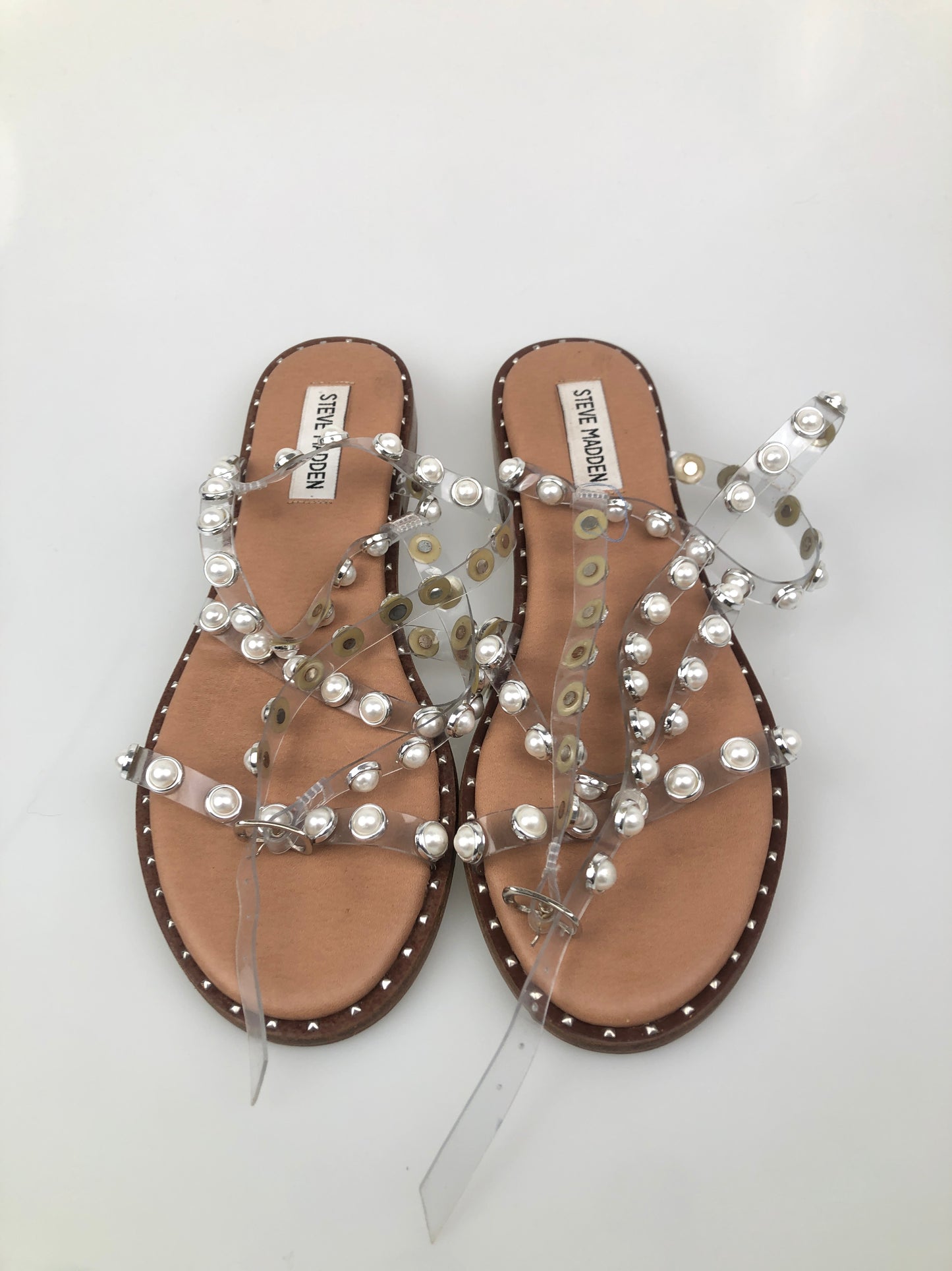 Sandalia Plateado Steve Madden