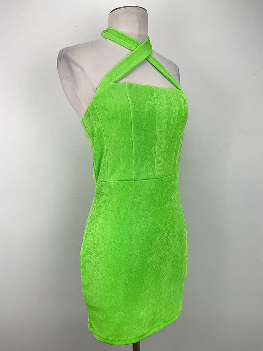 Vestido Verde Limon Shein