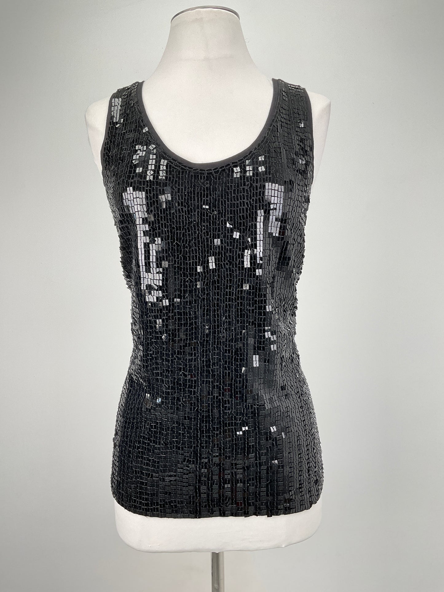 Blusa Negro de Brillo Faith