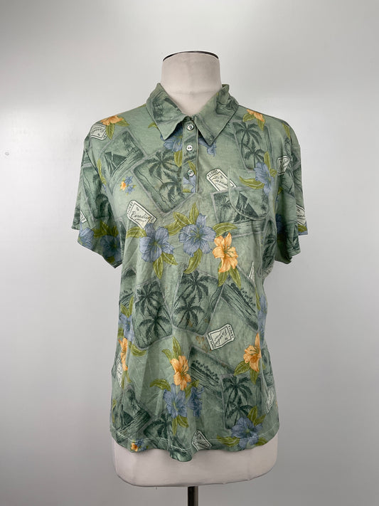 Camiseta Verde Floral Tommy Bahama