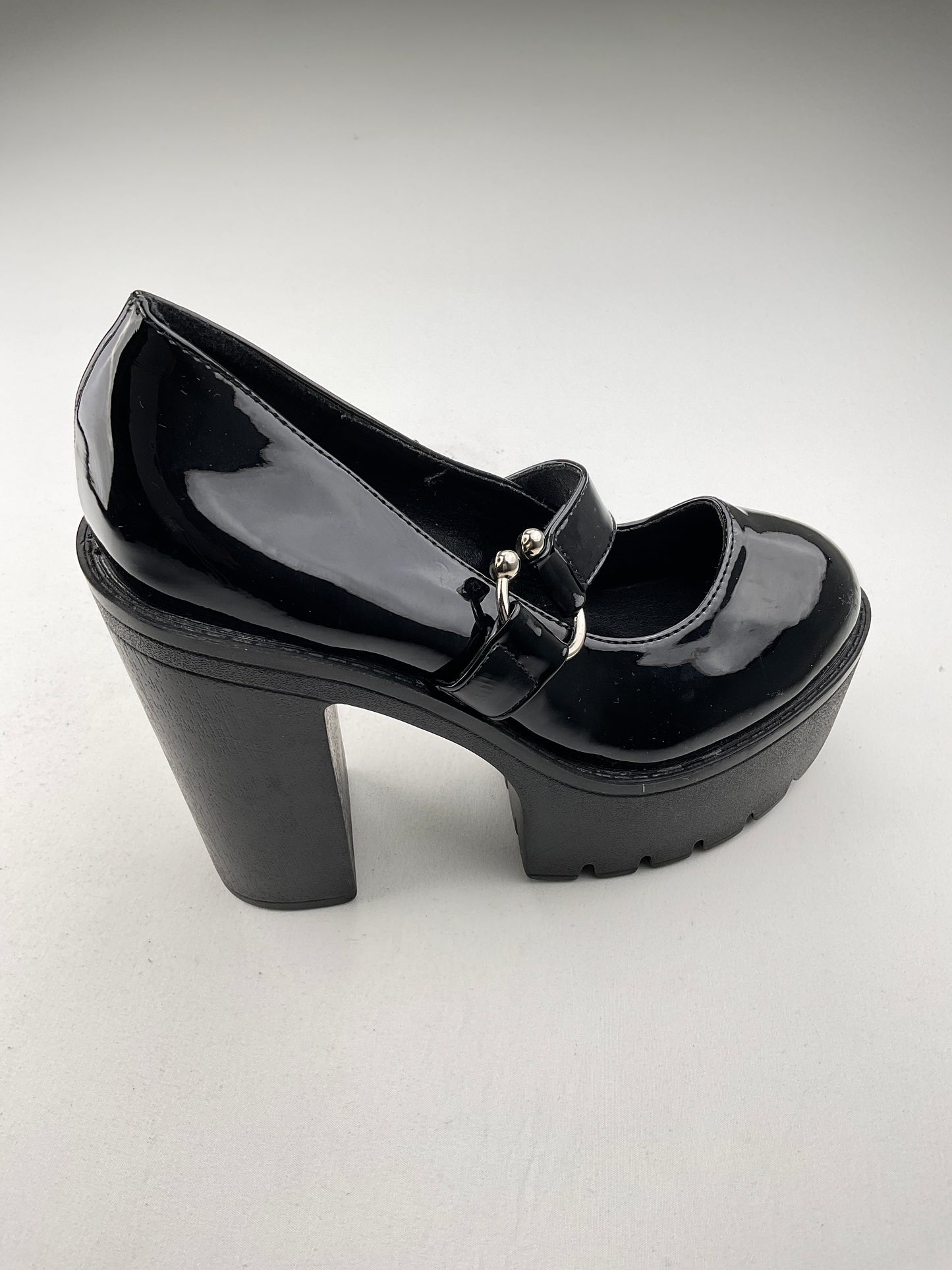 Zapatos Negro de Tacón Mde