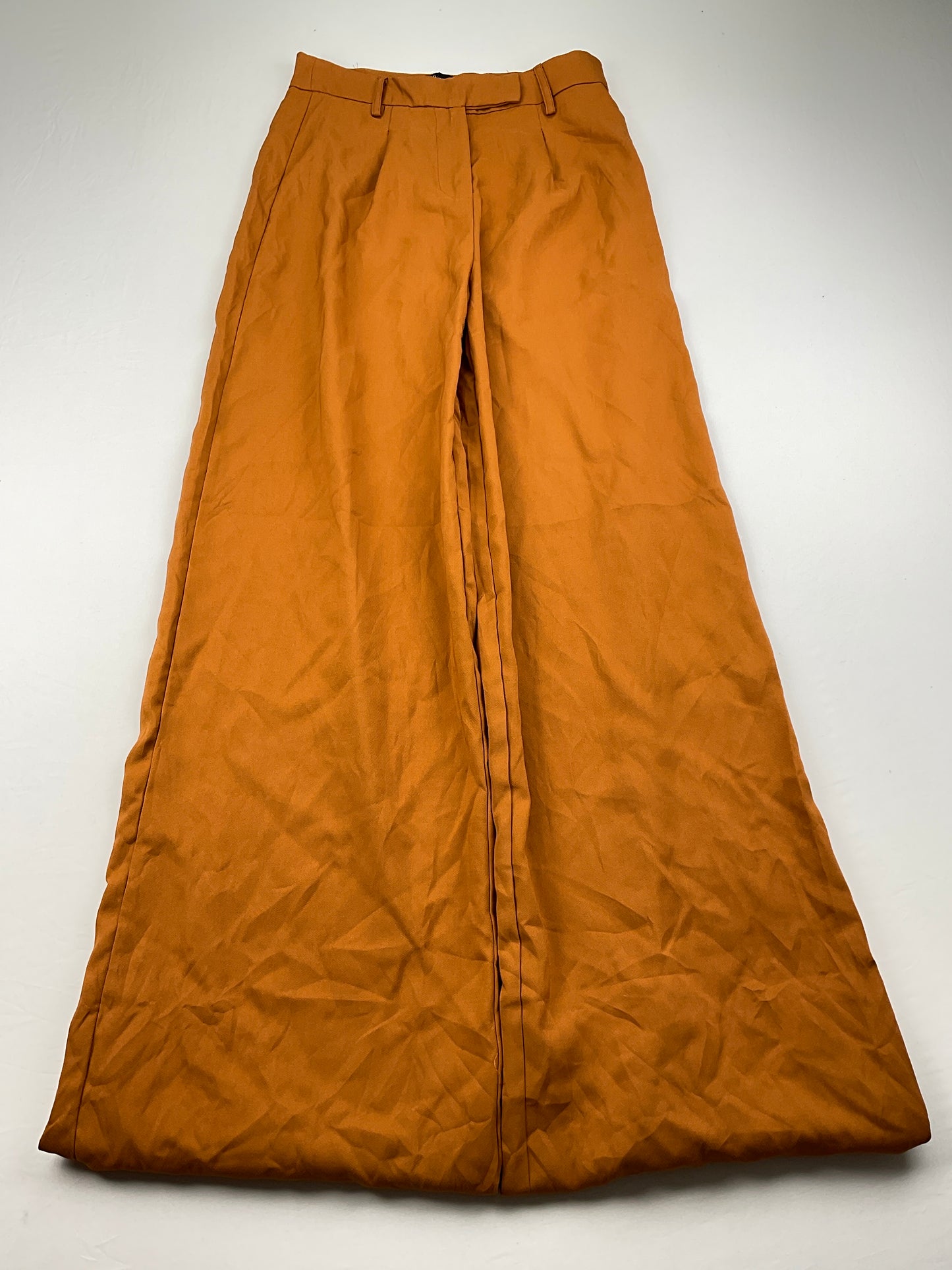 Pantalon Palazzo Mostaza Pretylittlething