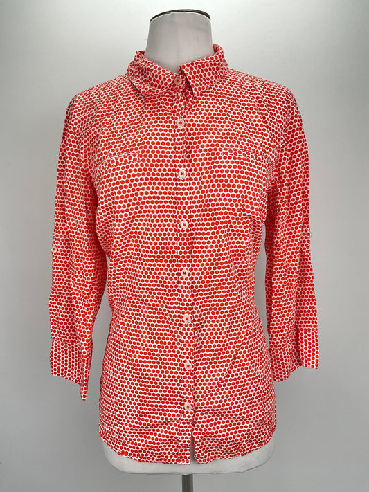 Camisa Naranja de Lunares Van Heusen