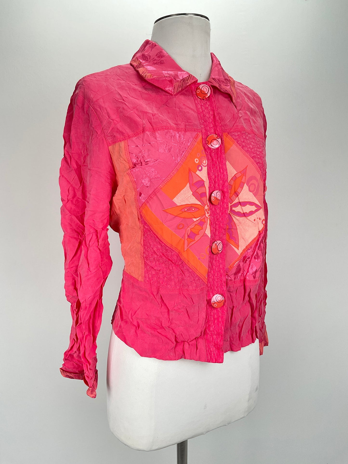 Camisa Rosado Floral Nancy Bolen