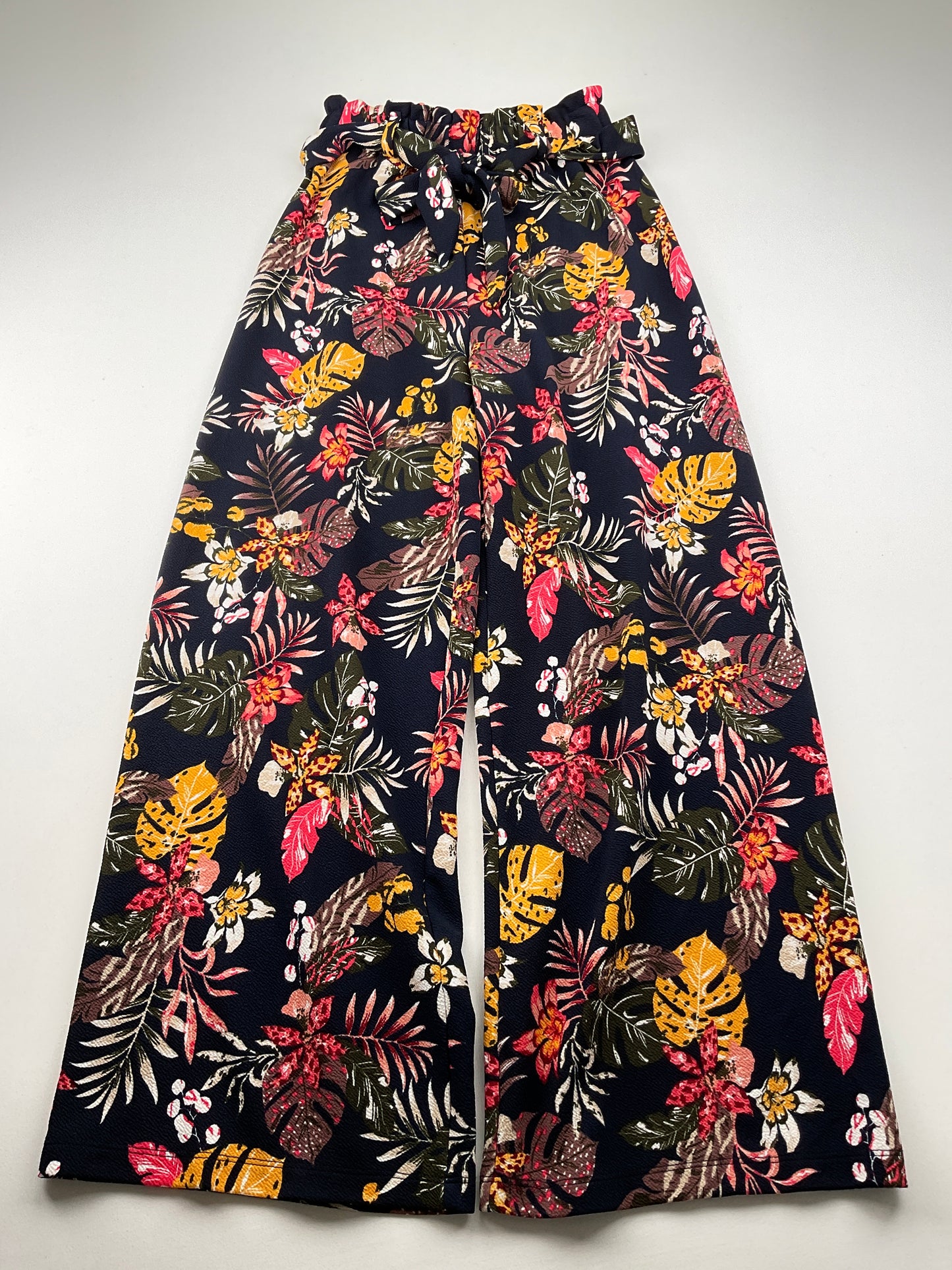 Pantalón Palazzo Azul marino Floral Lipslide