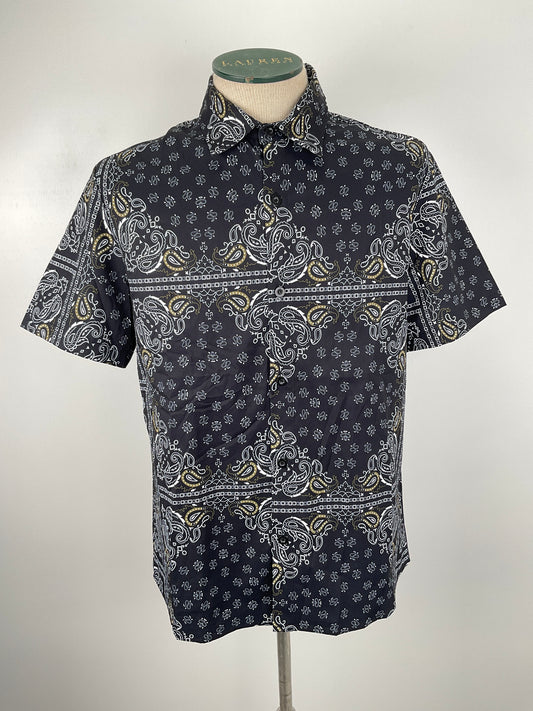 Camisa Negro Floral Shein