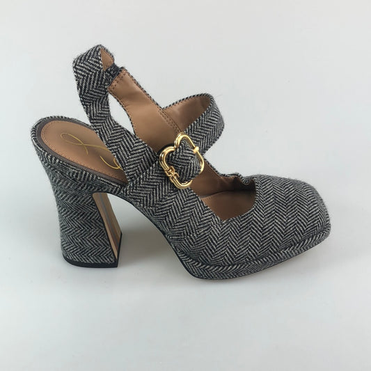 Zapatilla Gris de Tacon Sample Not For resale