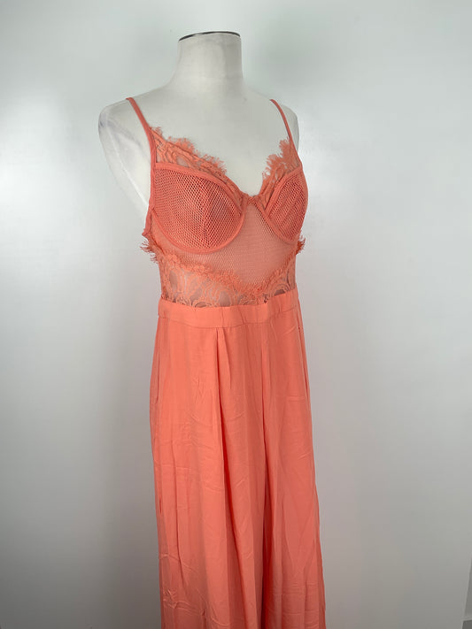 Enterizo Naranja fashion Nova