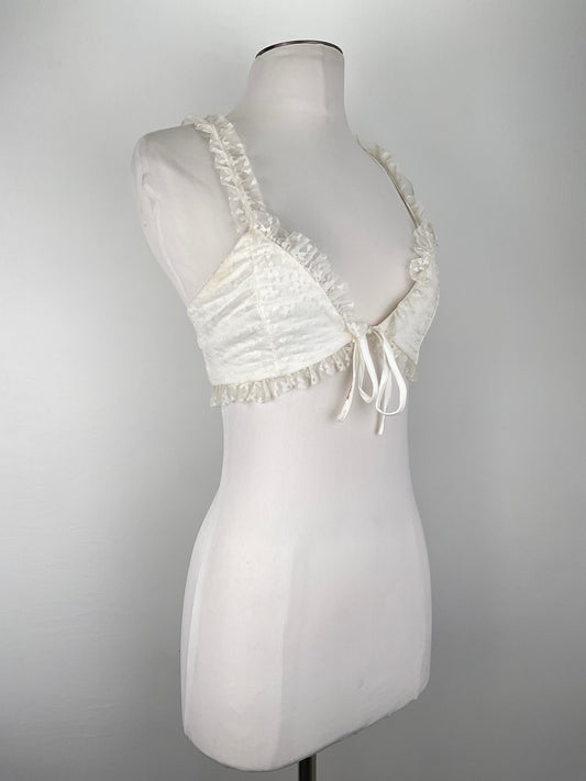 Blusita Blanco Floral Tiger Mist