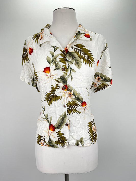 Camisa Blanco Floral Two Palms