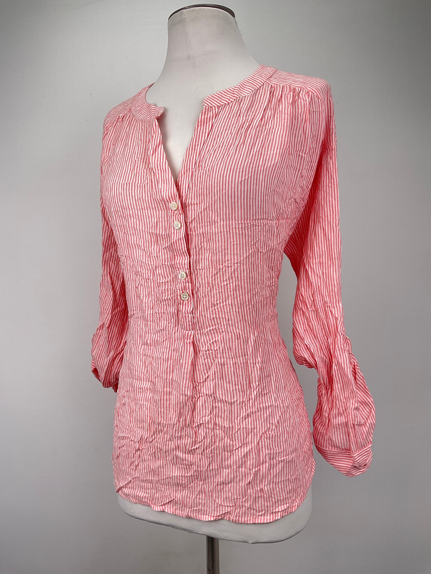 Blusa Naranja de Rayas Nine West