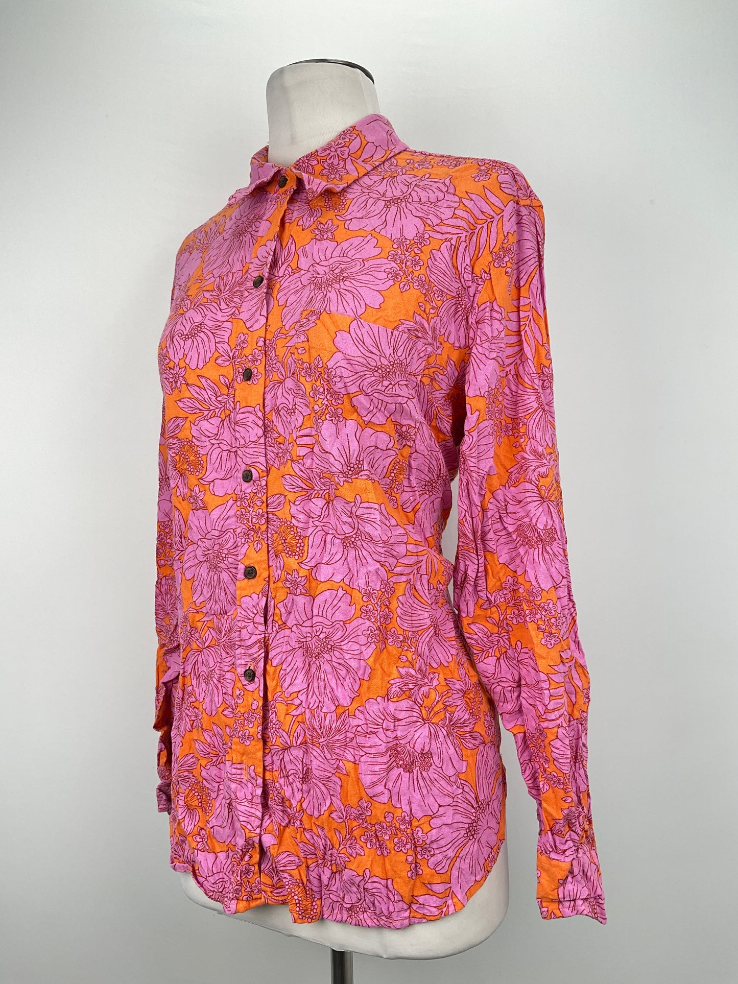 Camisa Rosado Floral Universal Thread