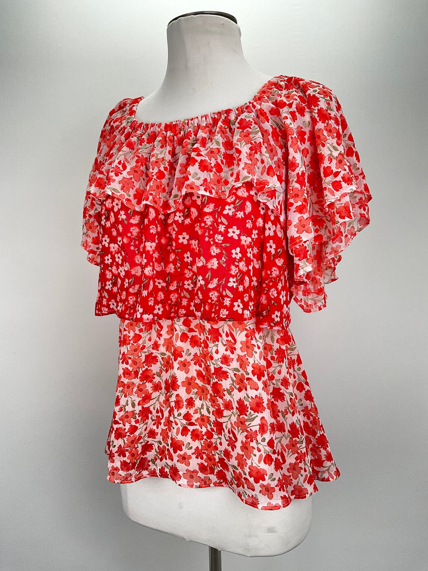 Blusa Naranja Floral Est. 1946