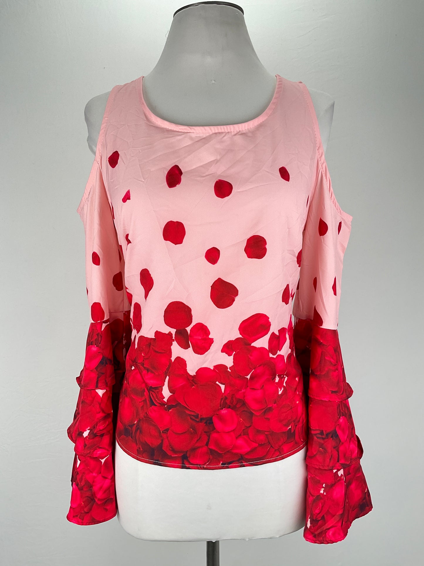 Blusa Rosado Floral Luxmi