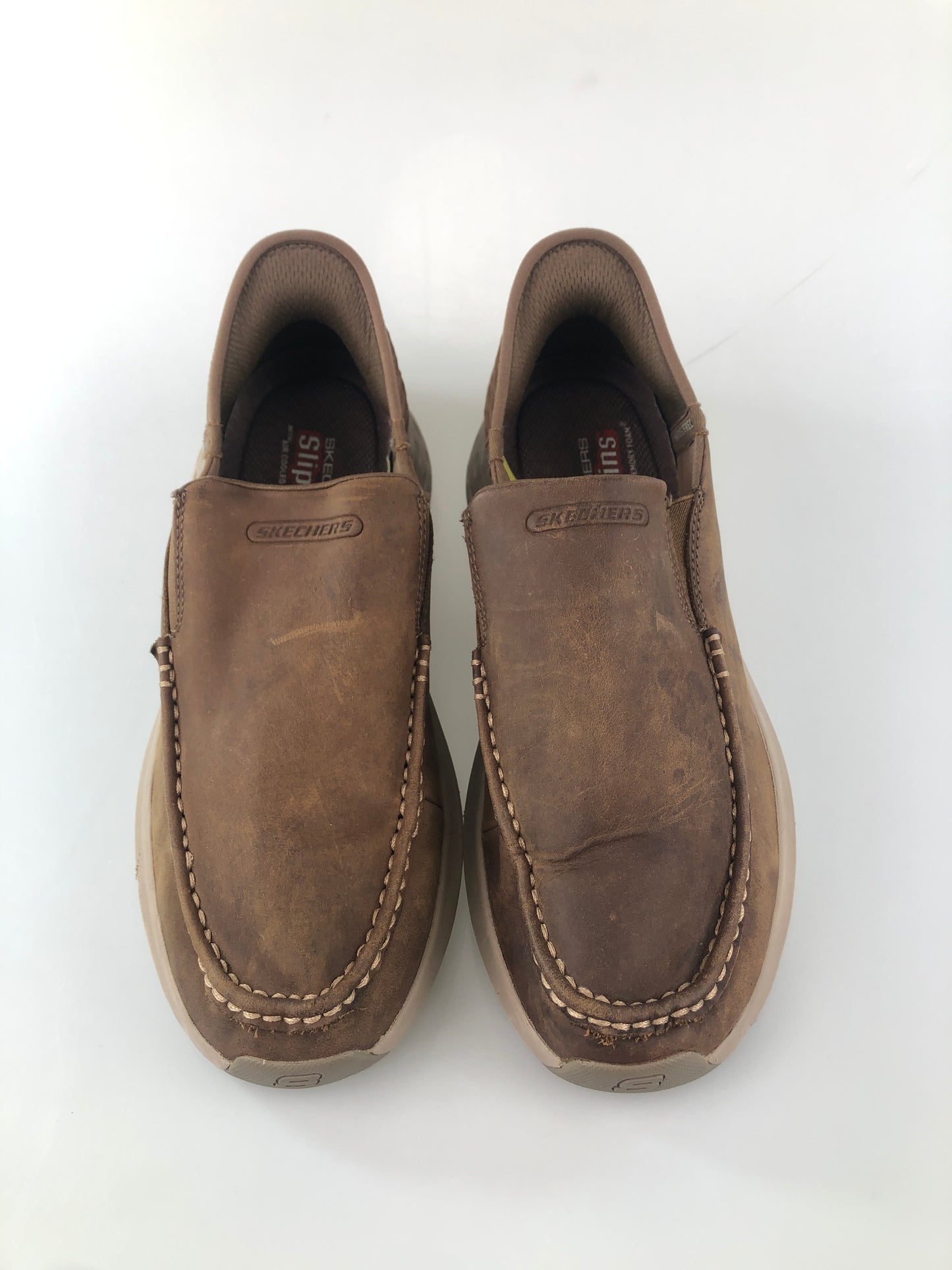 Alpargata Marron Skechers Slip ins