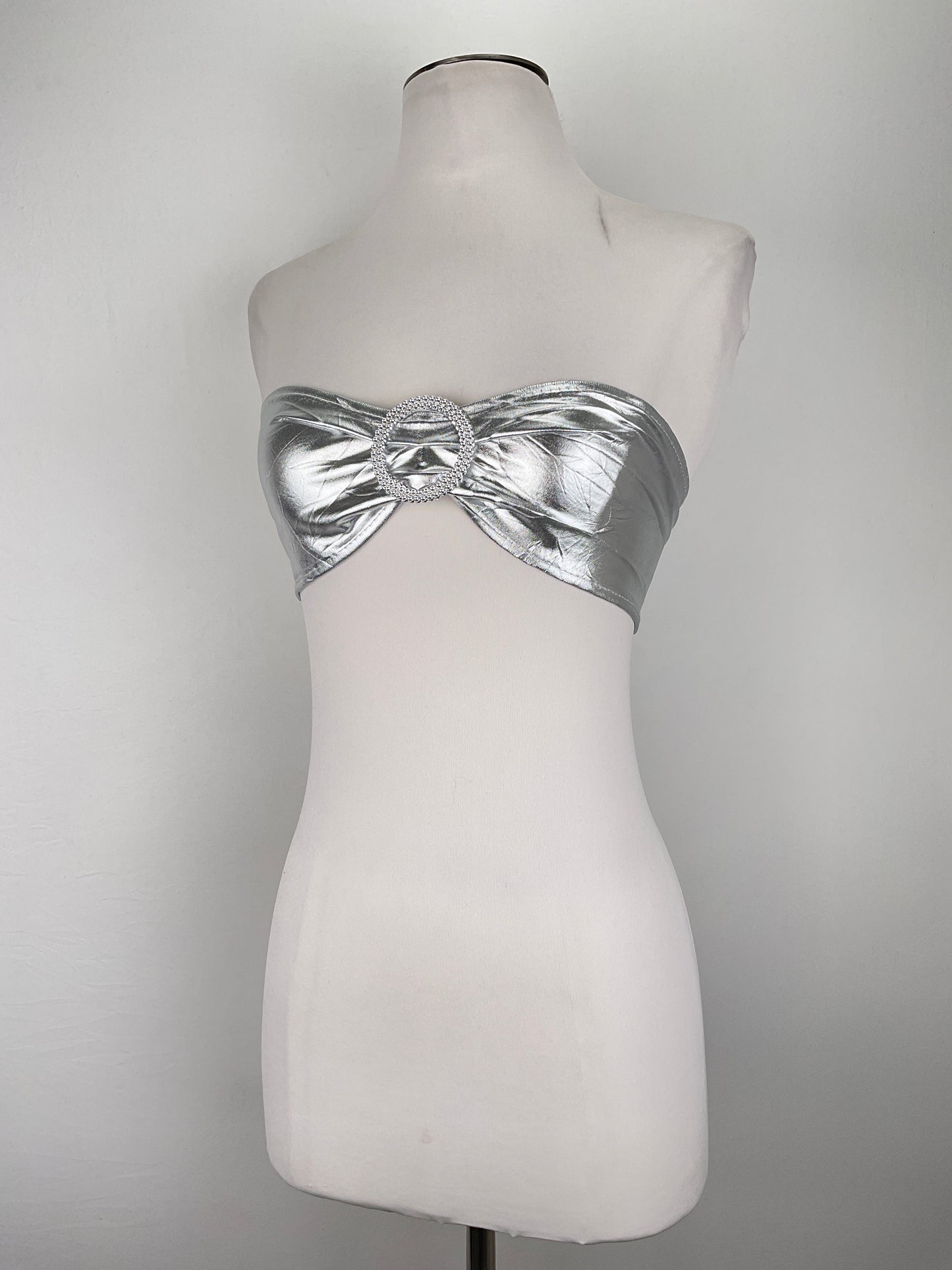 Top Plateado Variangis