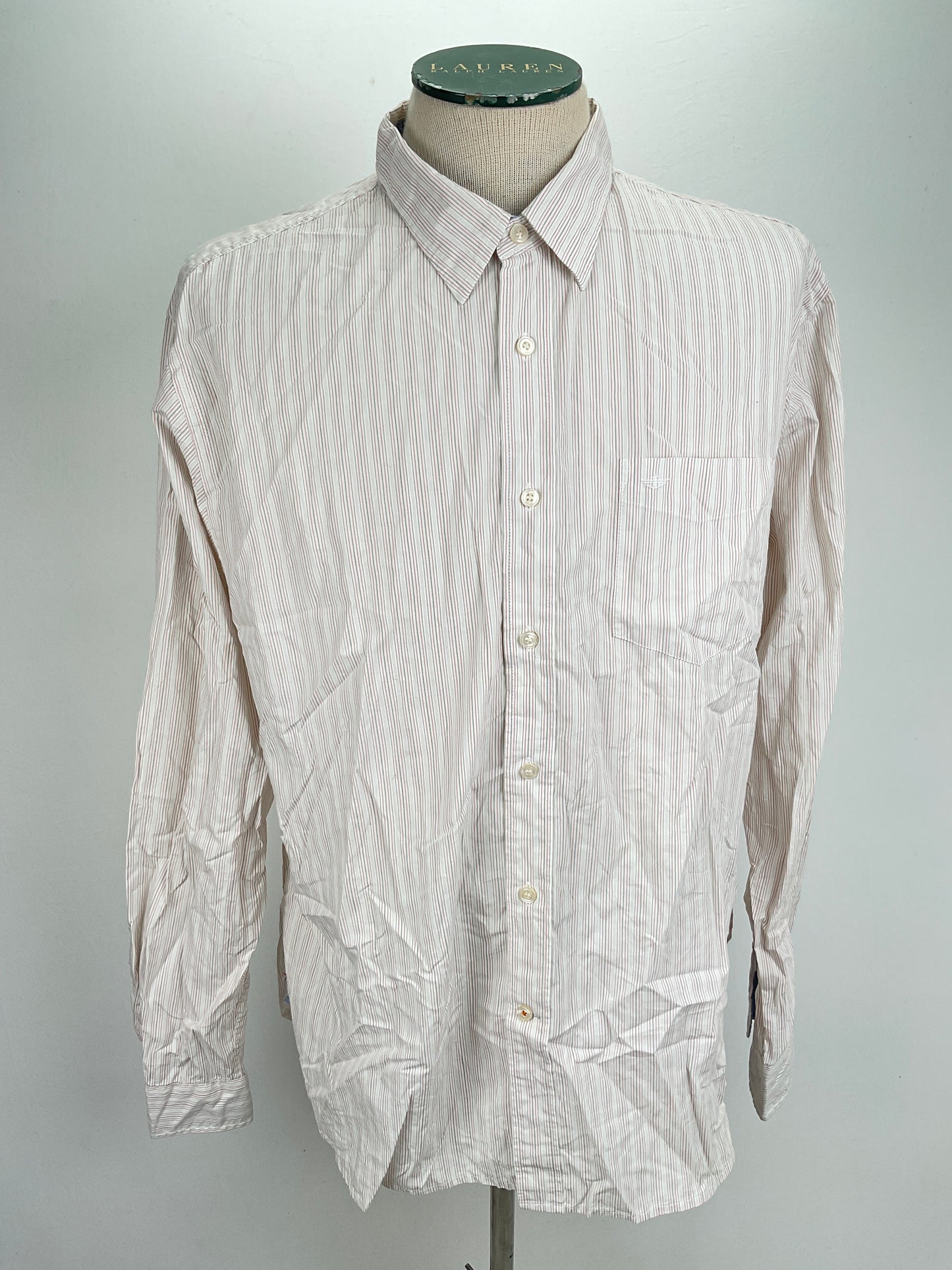 Camisa Crema de Rayas Dockers
