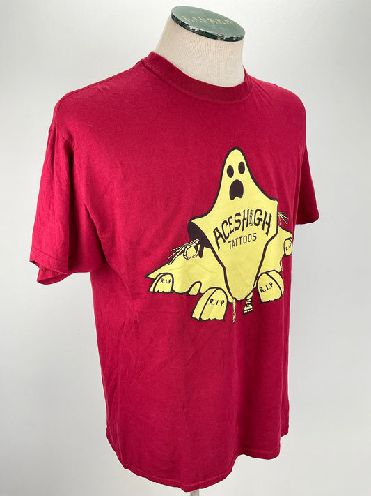 Camiseta Rojo vino Gildan