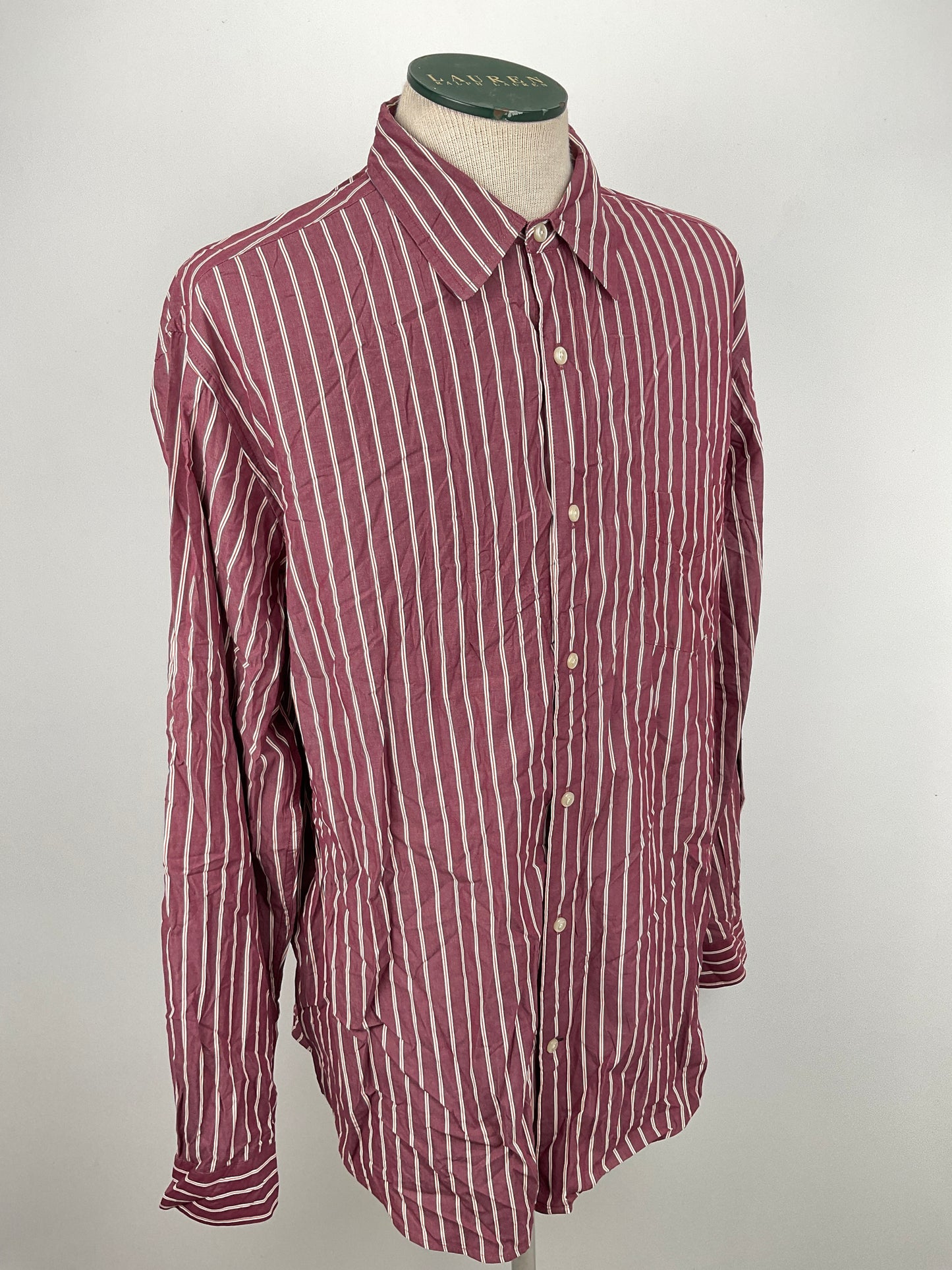 Camisa Rojo vino de Rayas St. John’s Bay