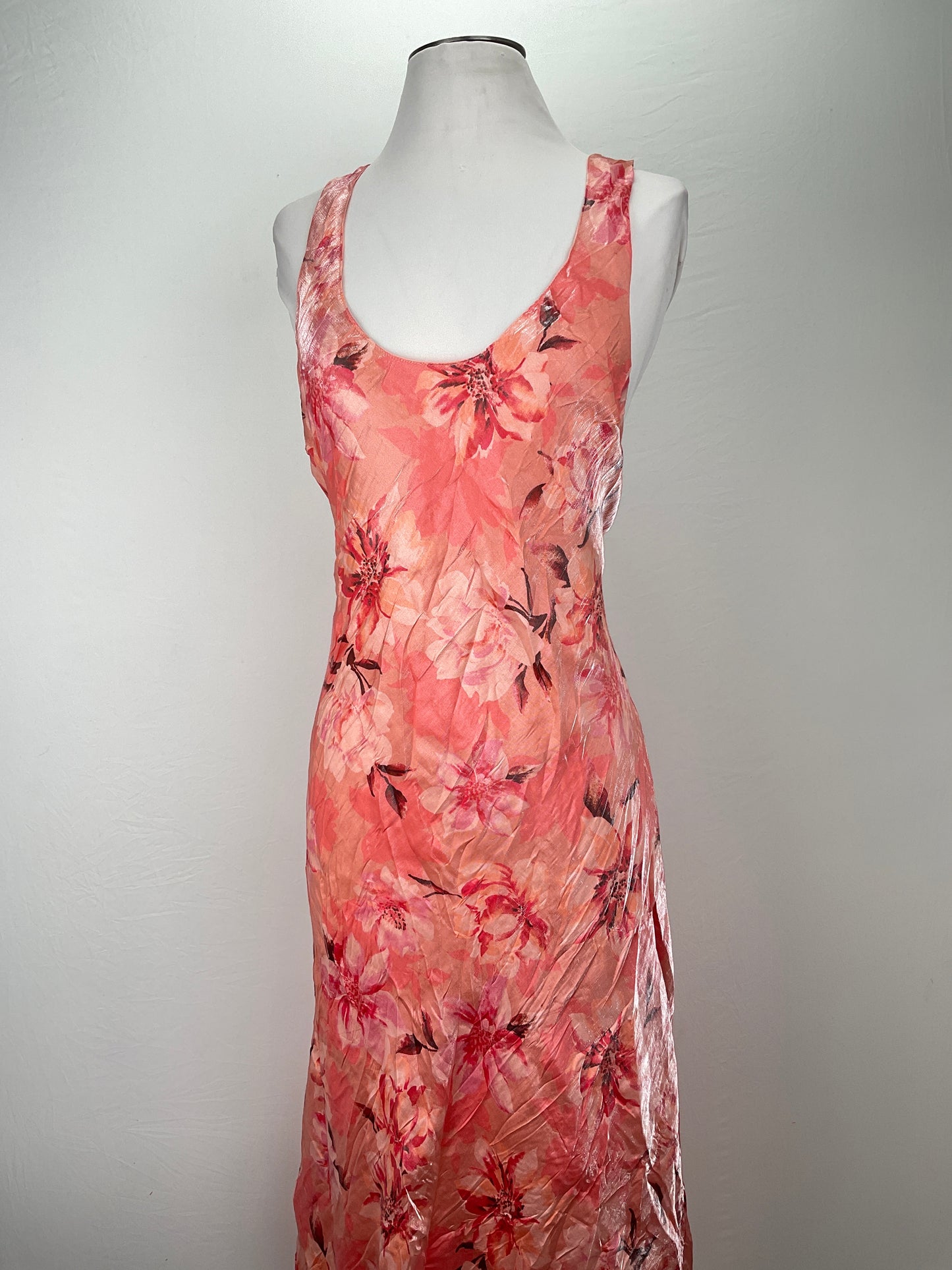 Vestido Naranja Floral Lulus