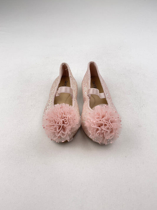Zapatos Nude de Brillo Cat Back
