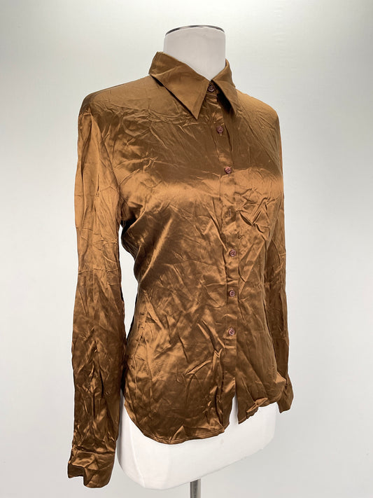 Camisa Marron Casual Corner