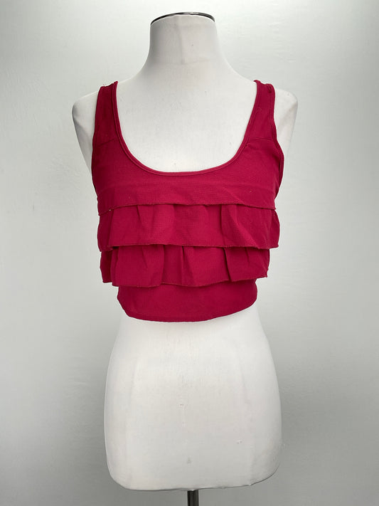 Blusa Rojo vino Charlotte Russe
