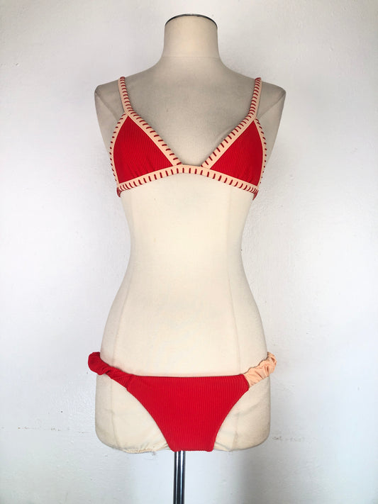 Trajer de Baño rojo Lj